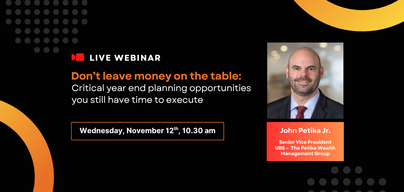 Webinar: Financial Planning