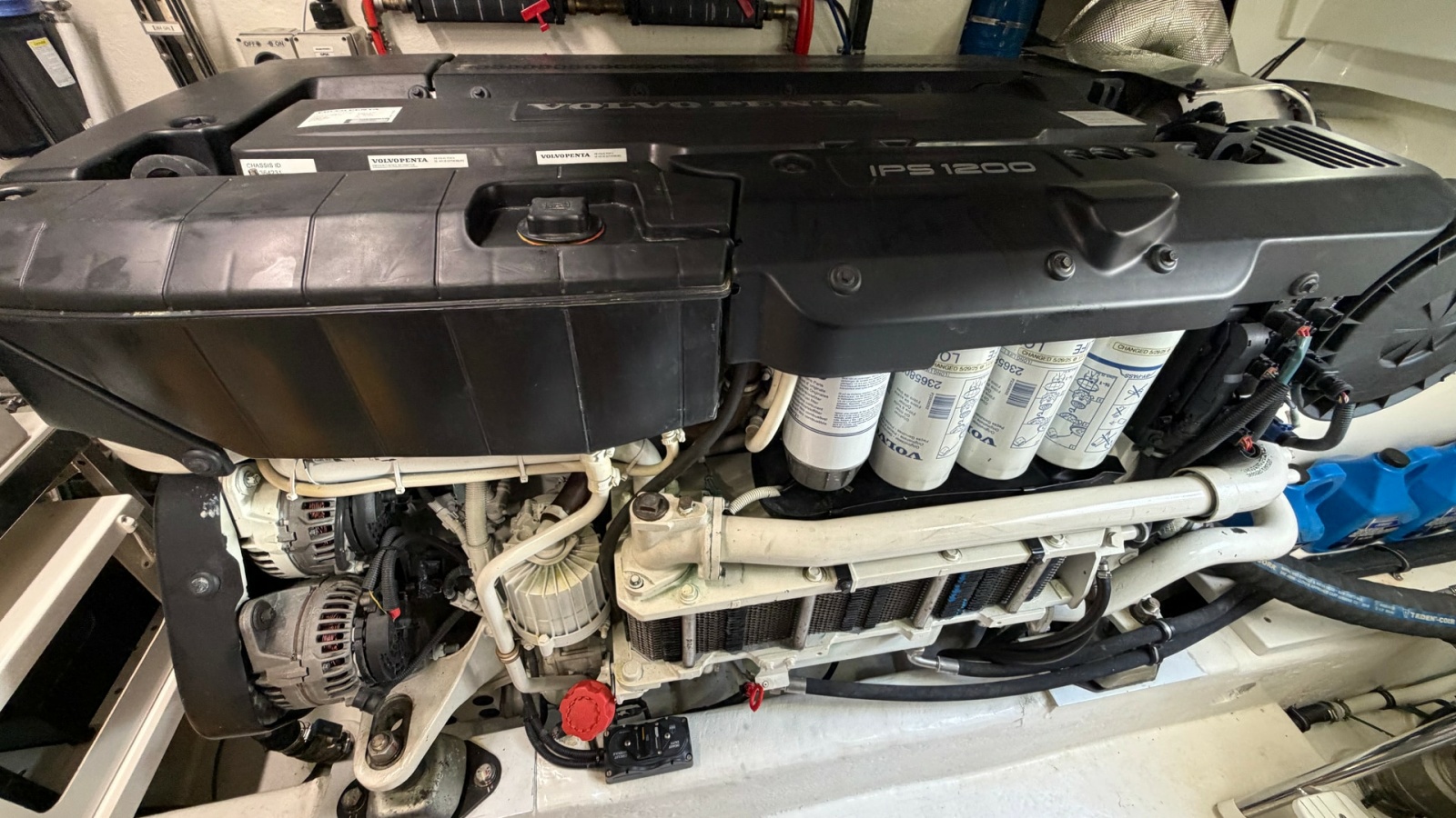 Engine Room with IPS 1200 Engine