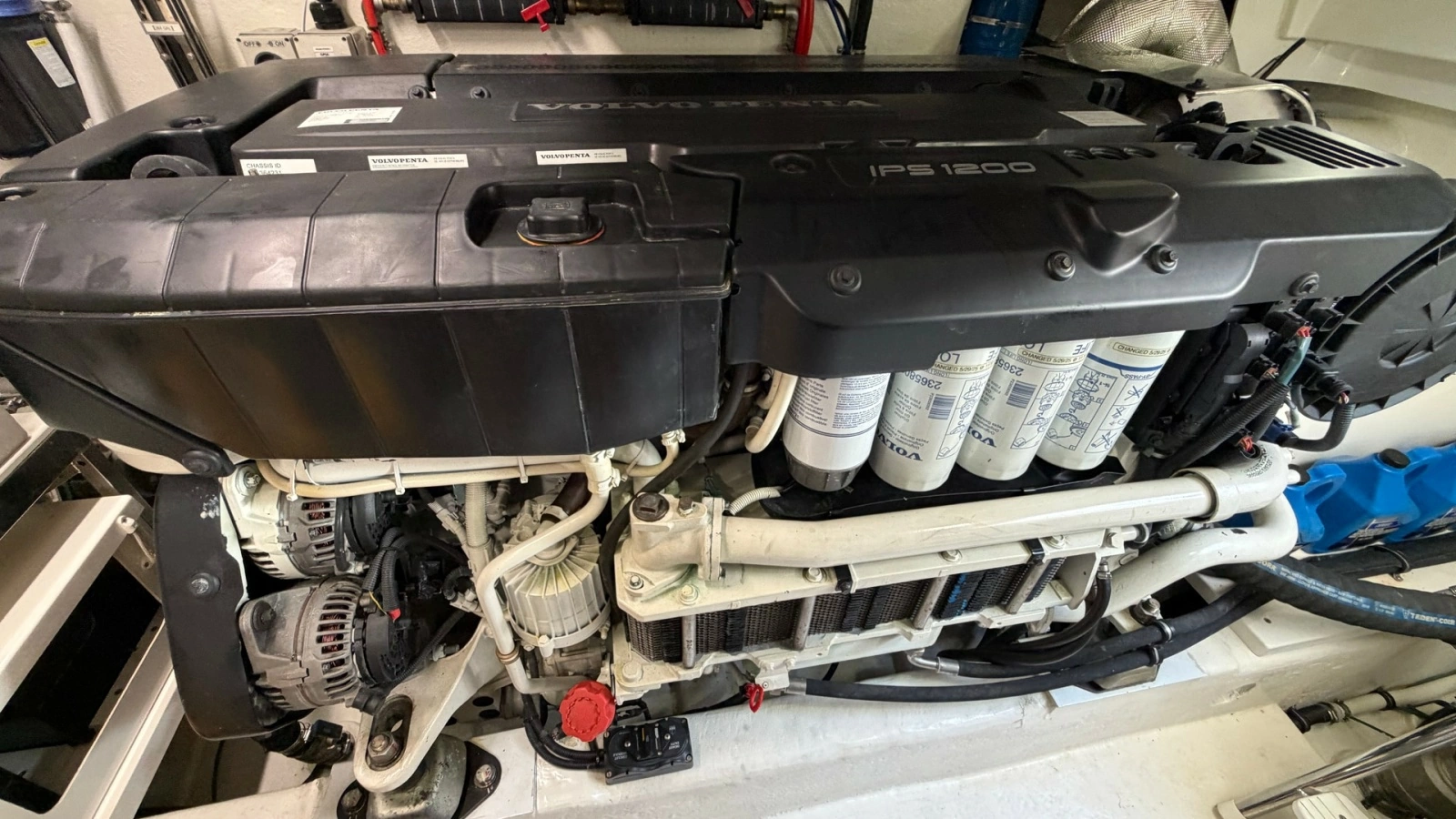 Engine Room with IPS 1200 Engine