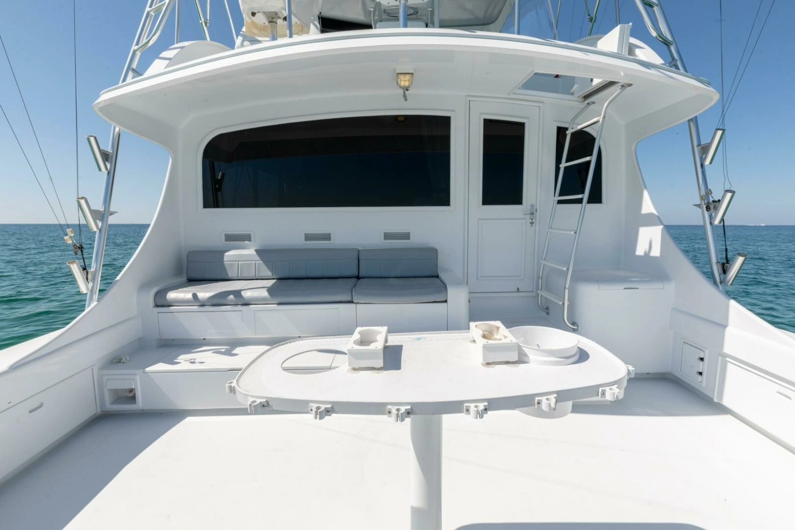 1998 Miller Marine 60' Convertible CAT'N'AROUND-Cockpit 5