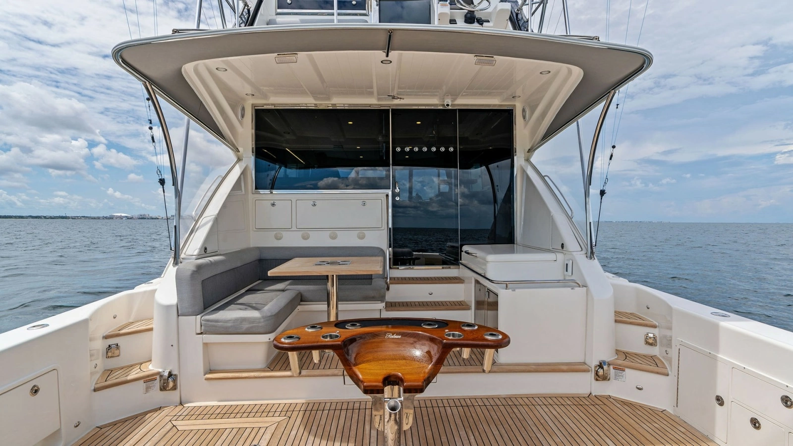 Spacious Aft Deck with Seating