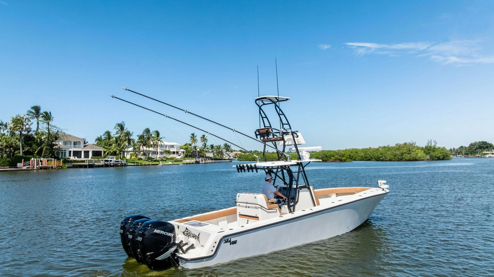 Aft View with Dual Outboards