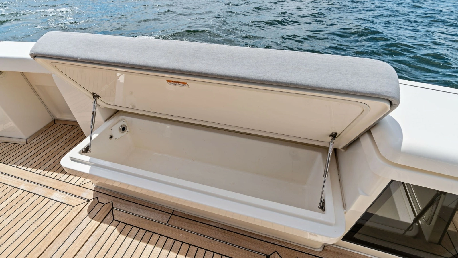 Aft Deck Storage Compartment