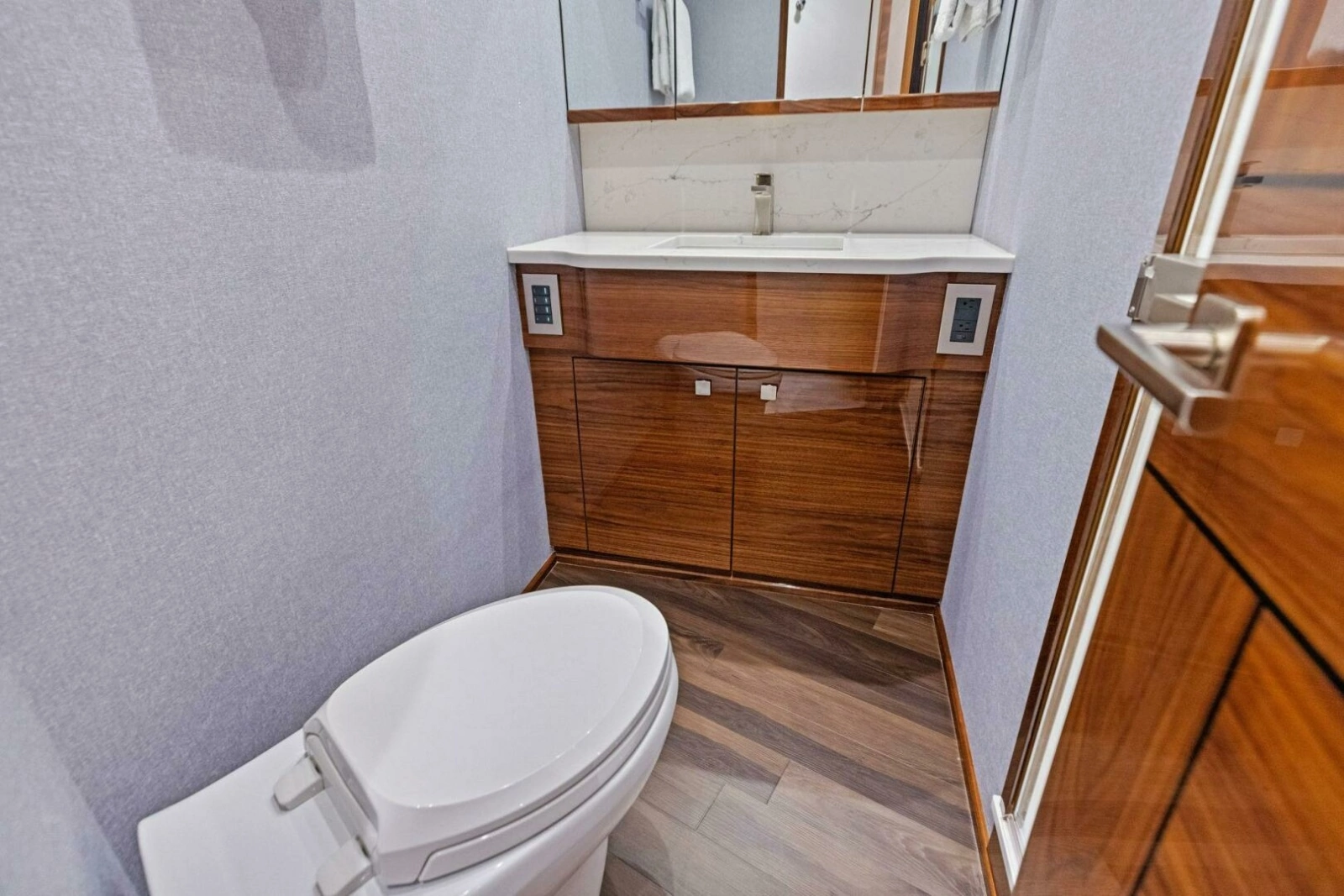 2026 Viking 82 Convertible- TEAM HARVEY I- Forward Stateroom Head