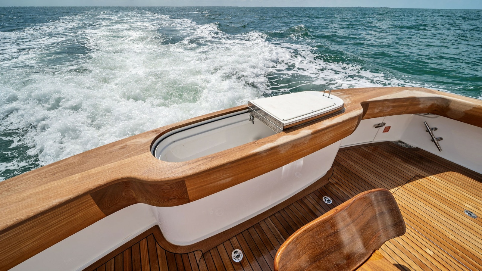 Aft Deck with Teak Flooring