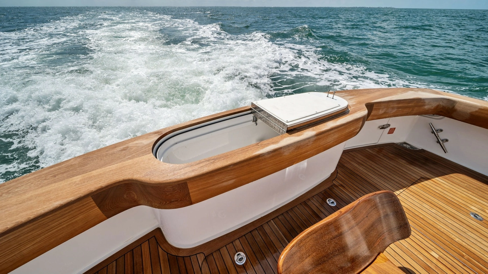 Aft Deck with Teak Flooring