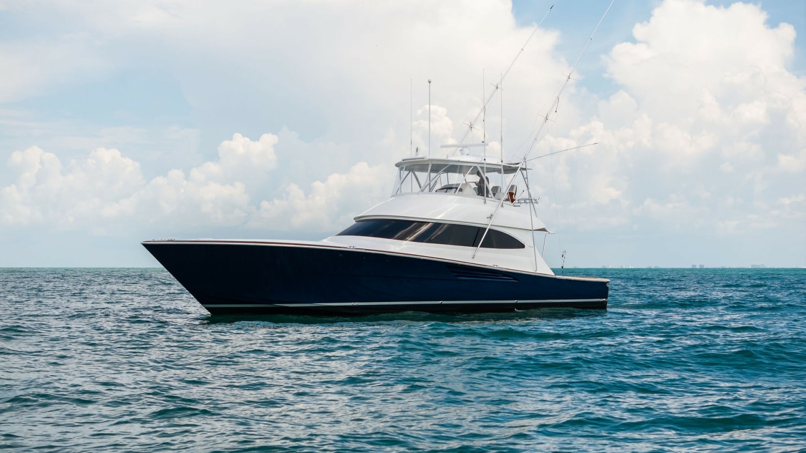 Profile View of Viking 64 Convertible