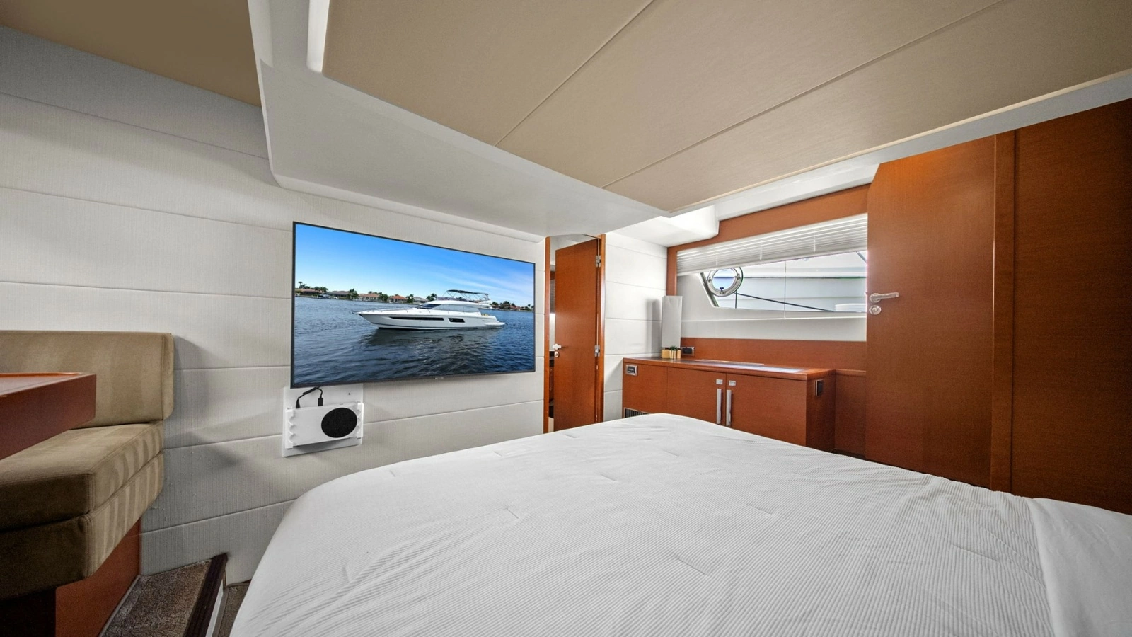 Master Stateroom with Entertainment System