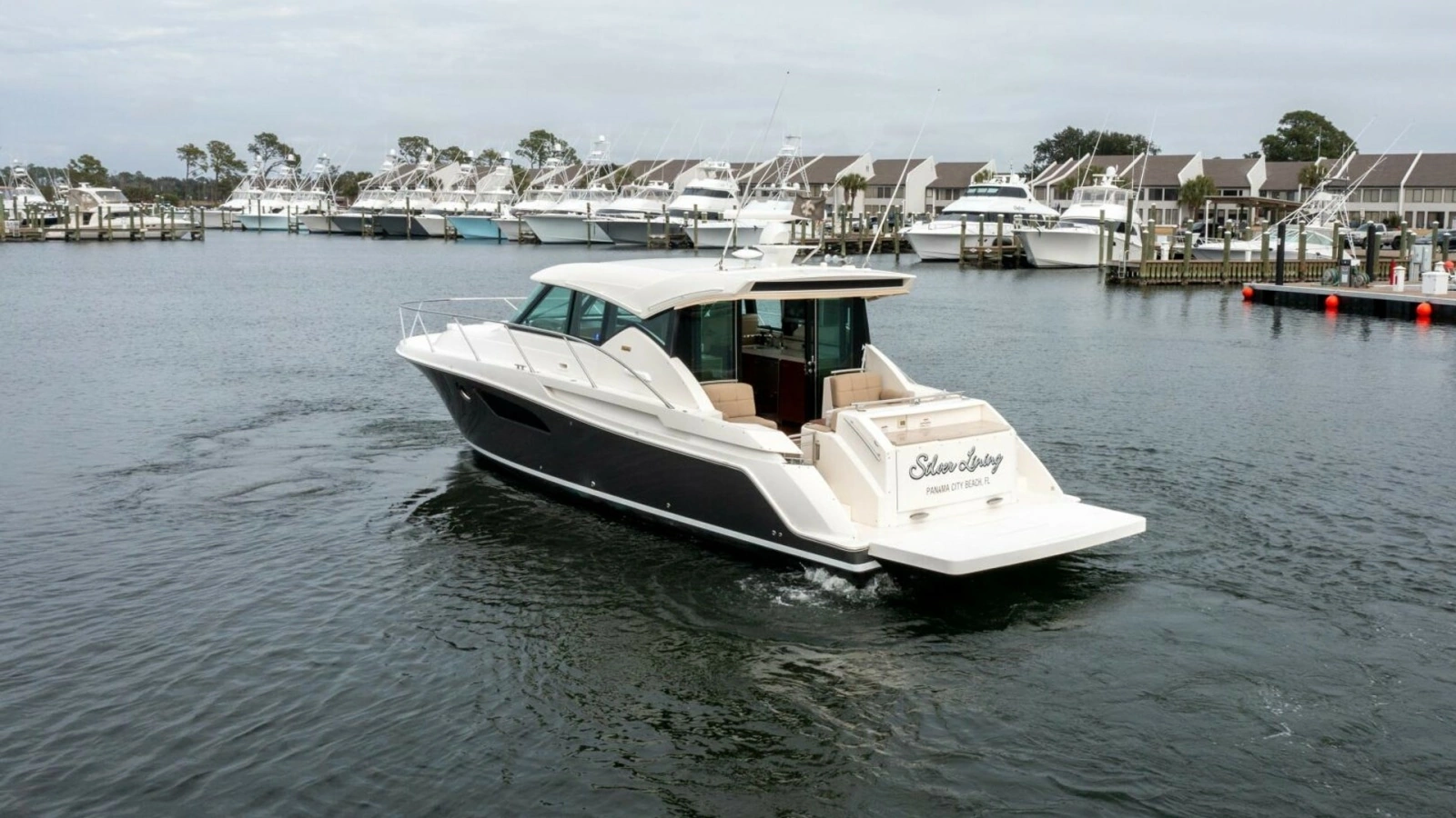 2015 Tiara Yachts 44 Coupe- SILVER LINING- Transom
