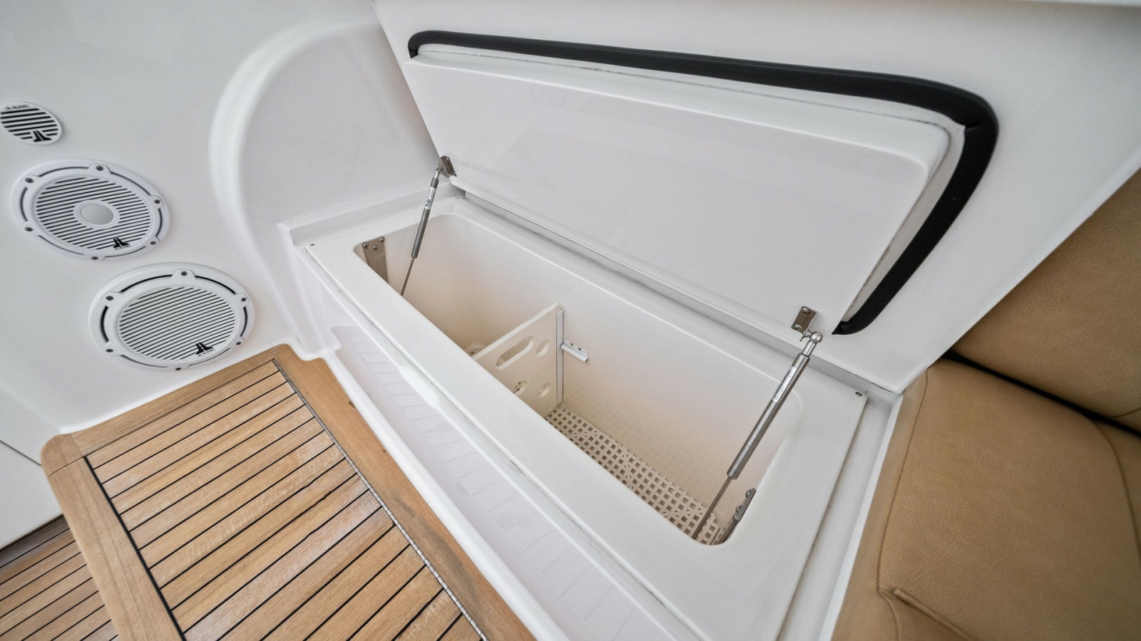 Cockpit Storage and Seating Area
