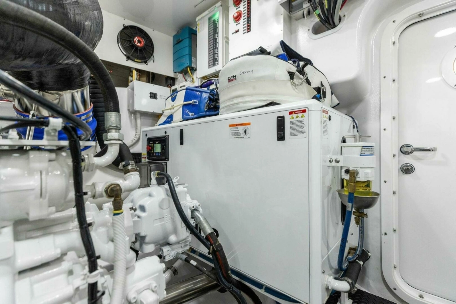 2026 Viking 82 Convertible- TEAM HARVEY I- Engine Room