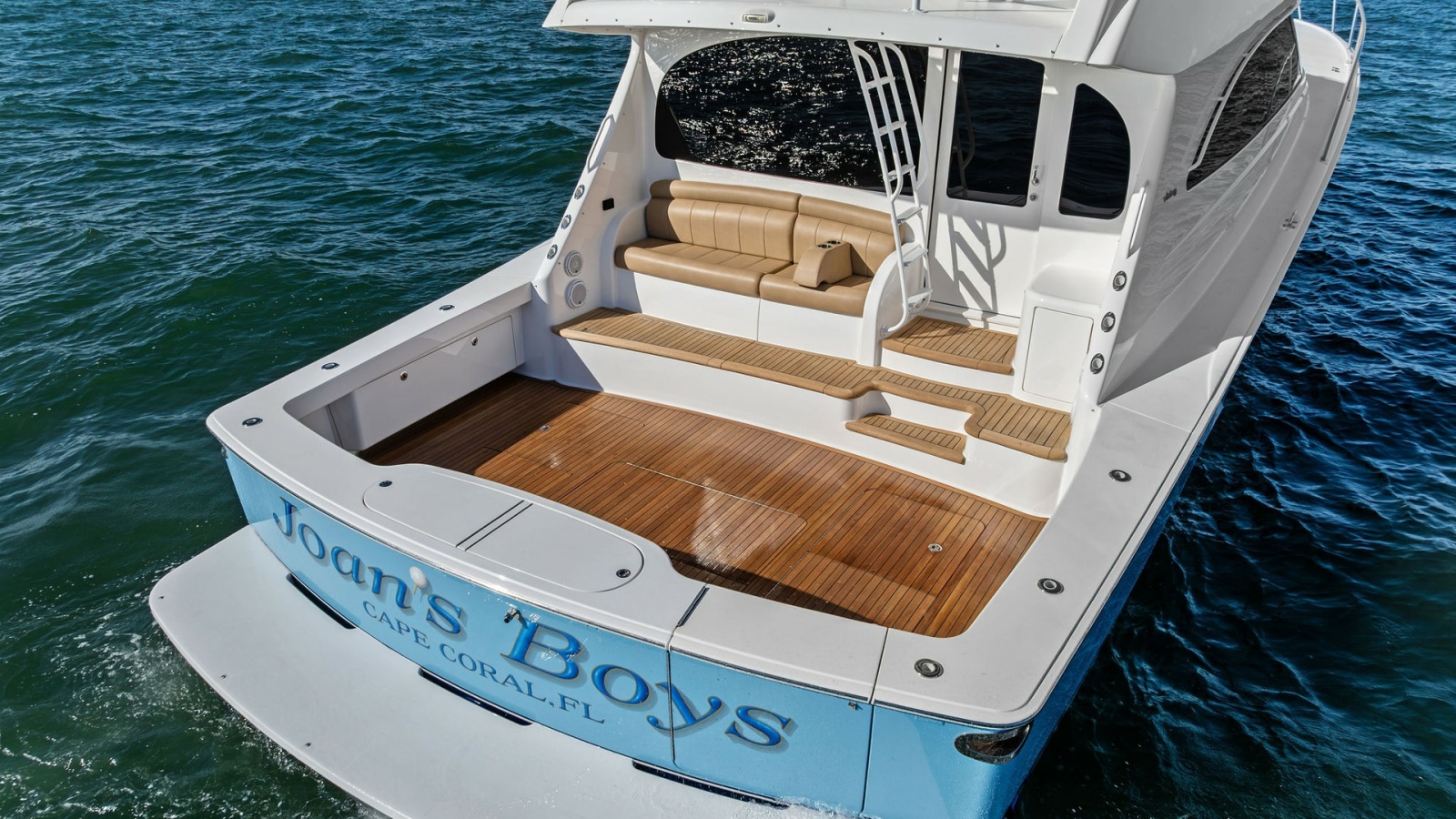 Spacious Aft Deck with Seating