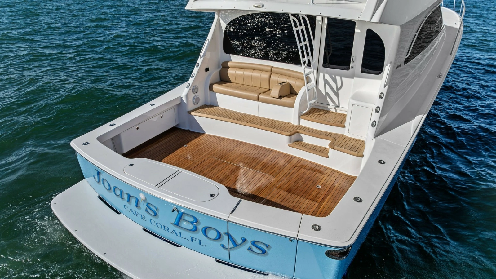 Spacious Aft Deck with Seating
