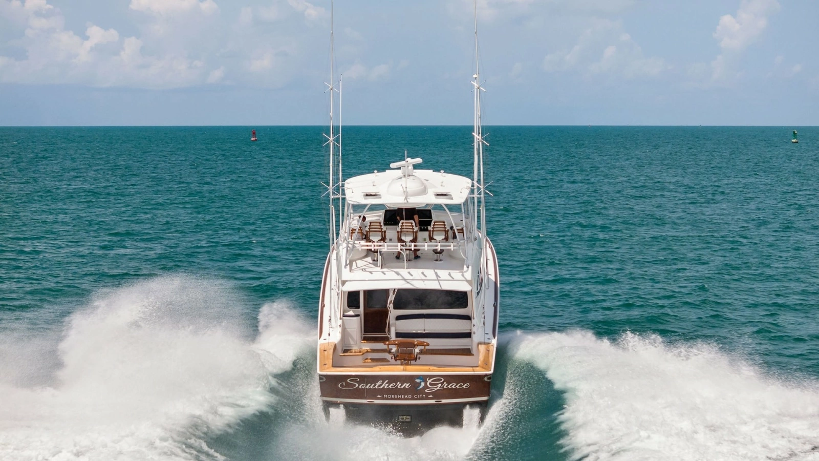 Aft View Underway