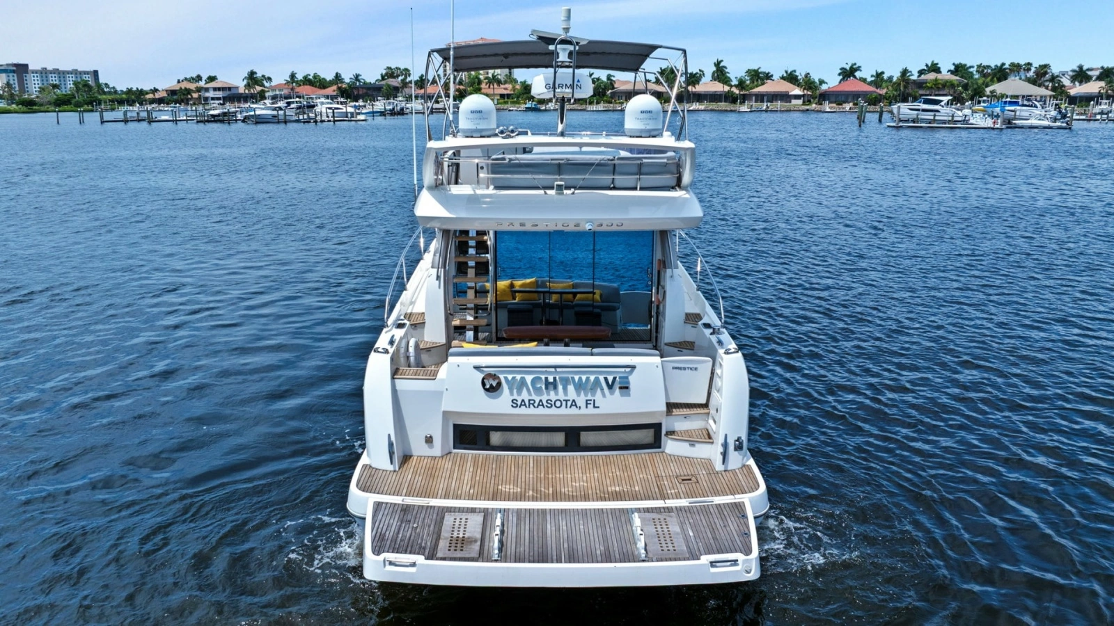Stern View with Swim Platform