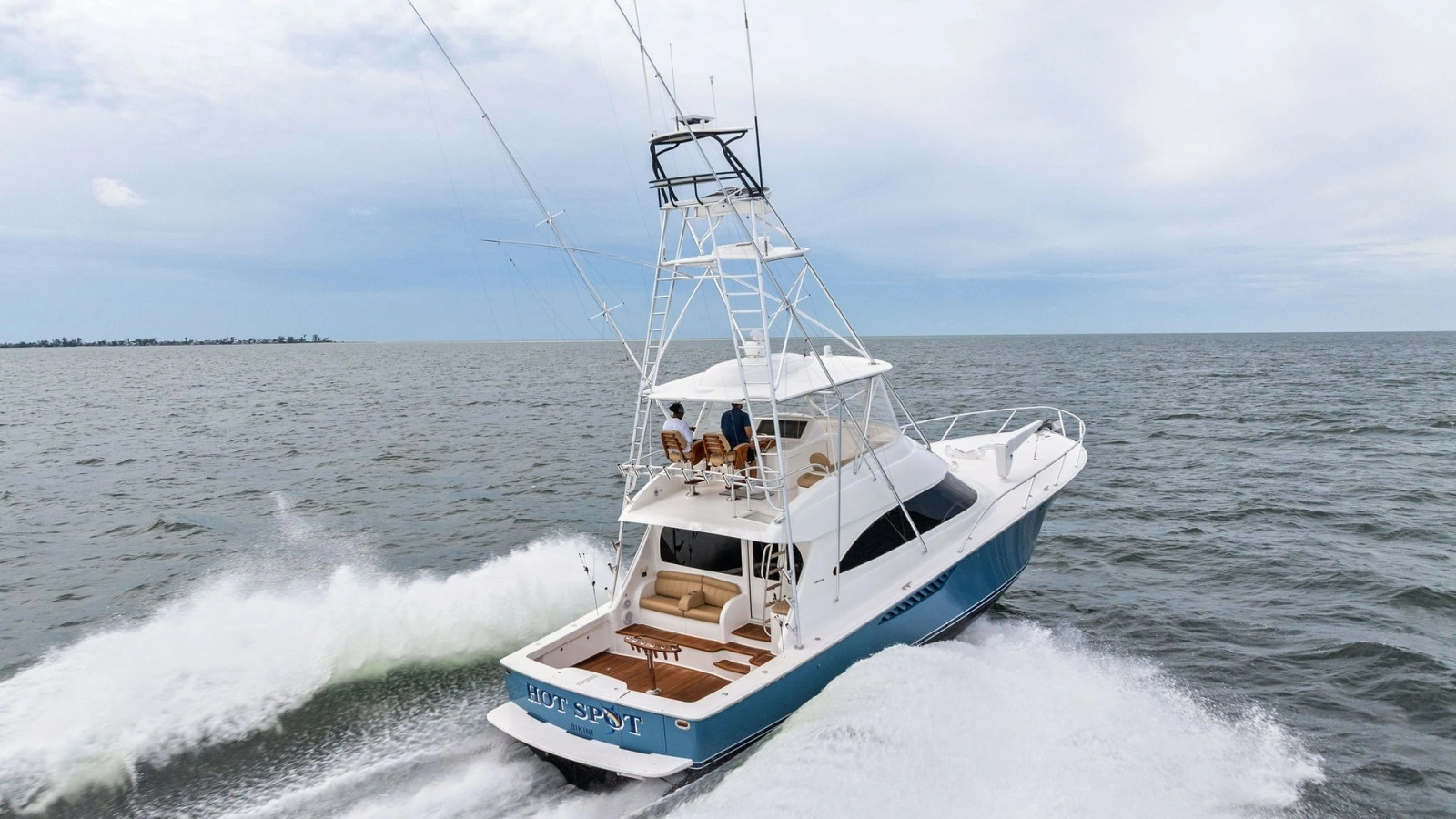 Aerial View of Aft Deck in Motion