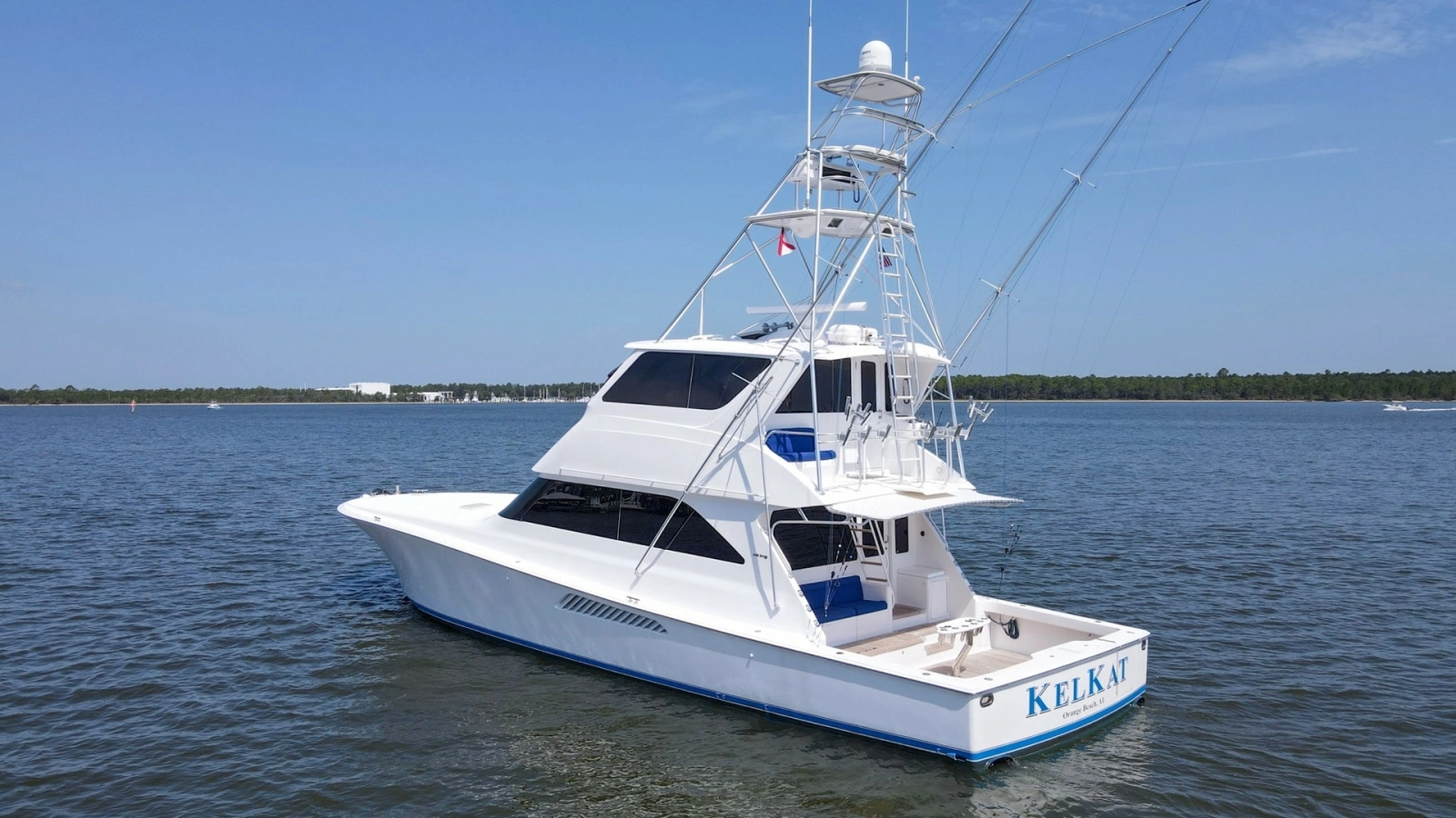 2005 61 Viking Enclosed Bridge Kelkat Exterior (19)