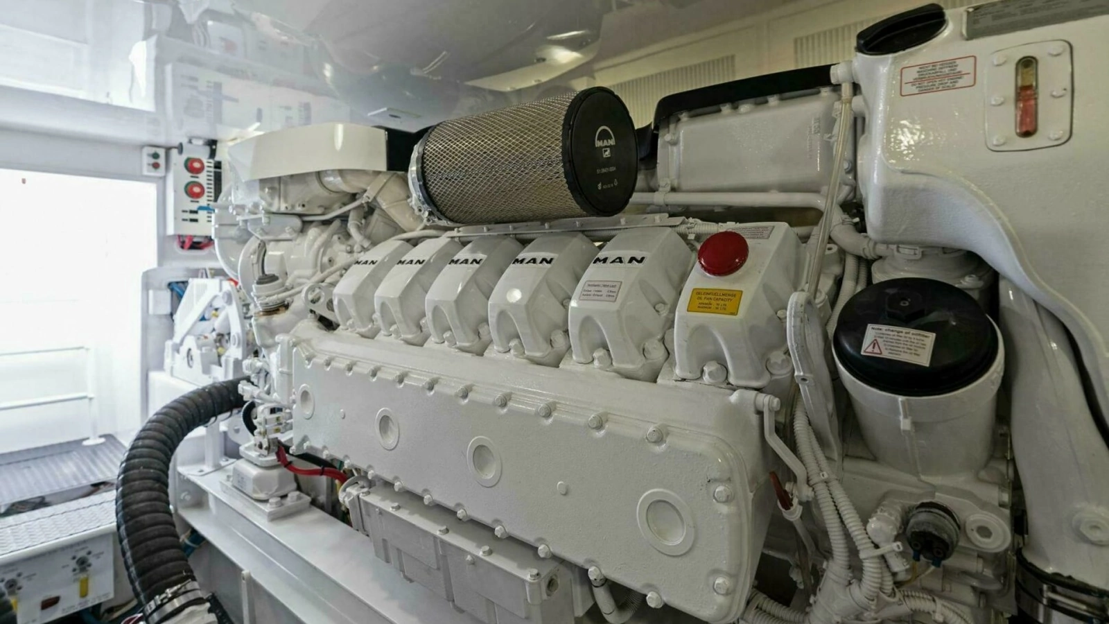 Engine Room with MAN Engine