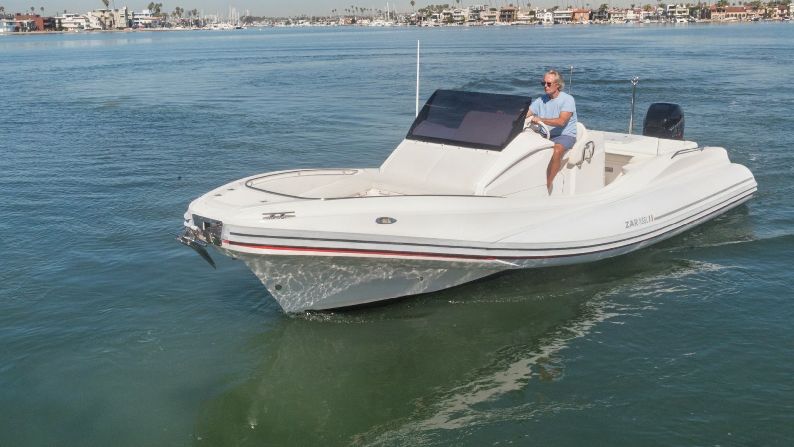 Bow and Helm View in Motion