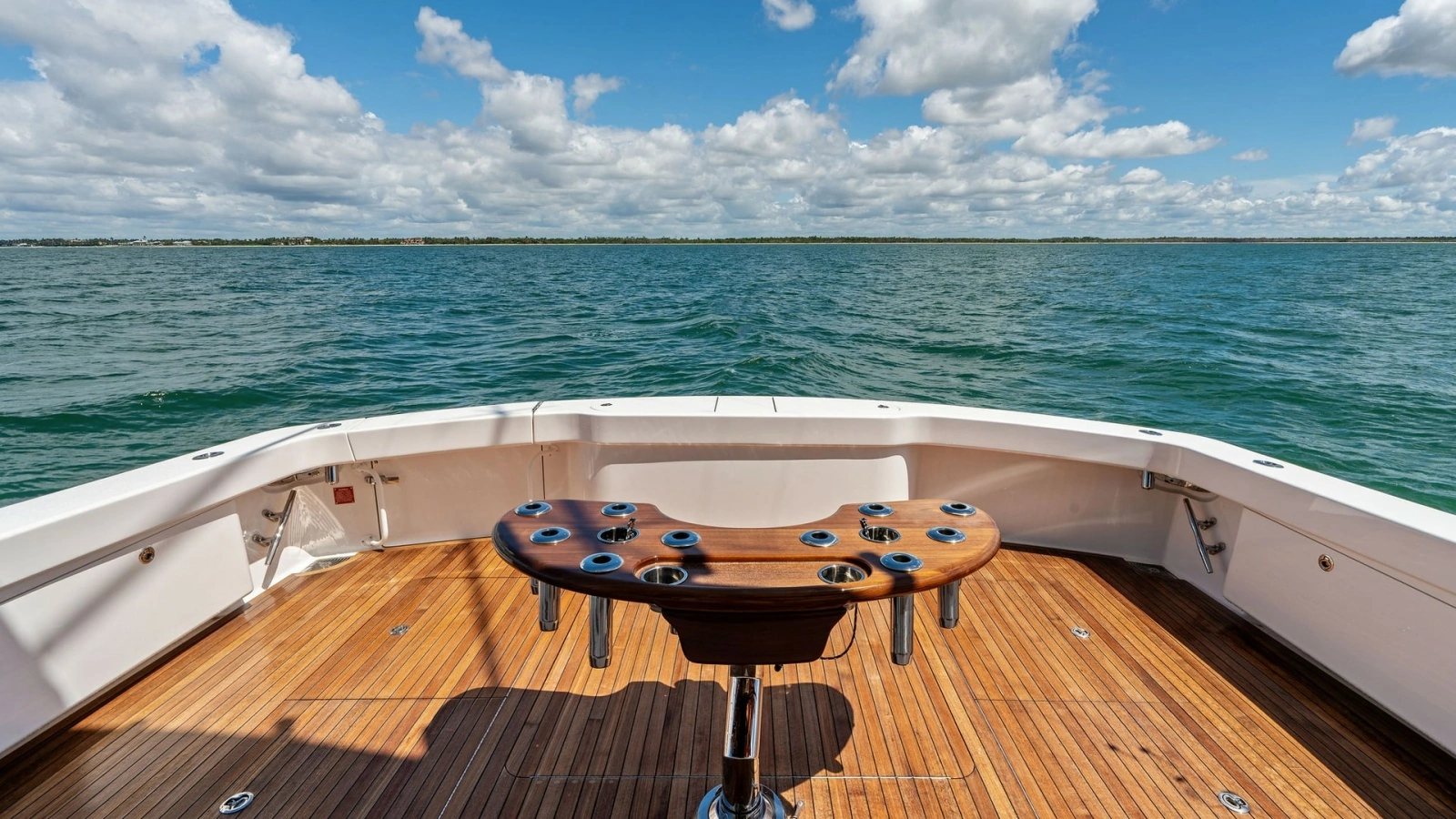 Spacious Aft Deck with Rod Holders