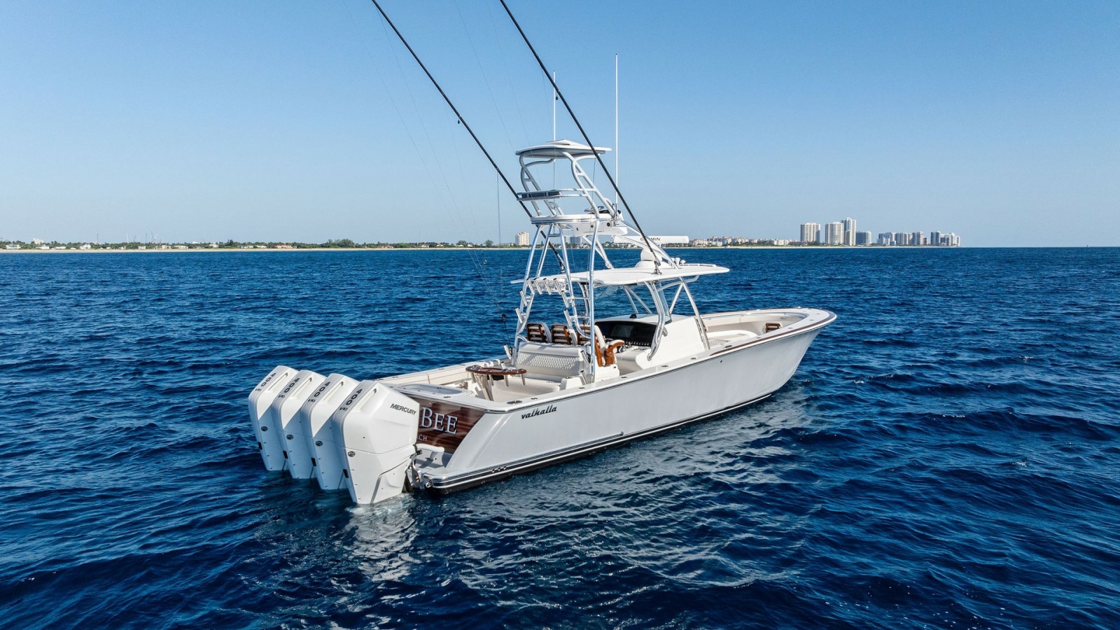 Aft View with Quad Engines