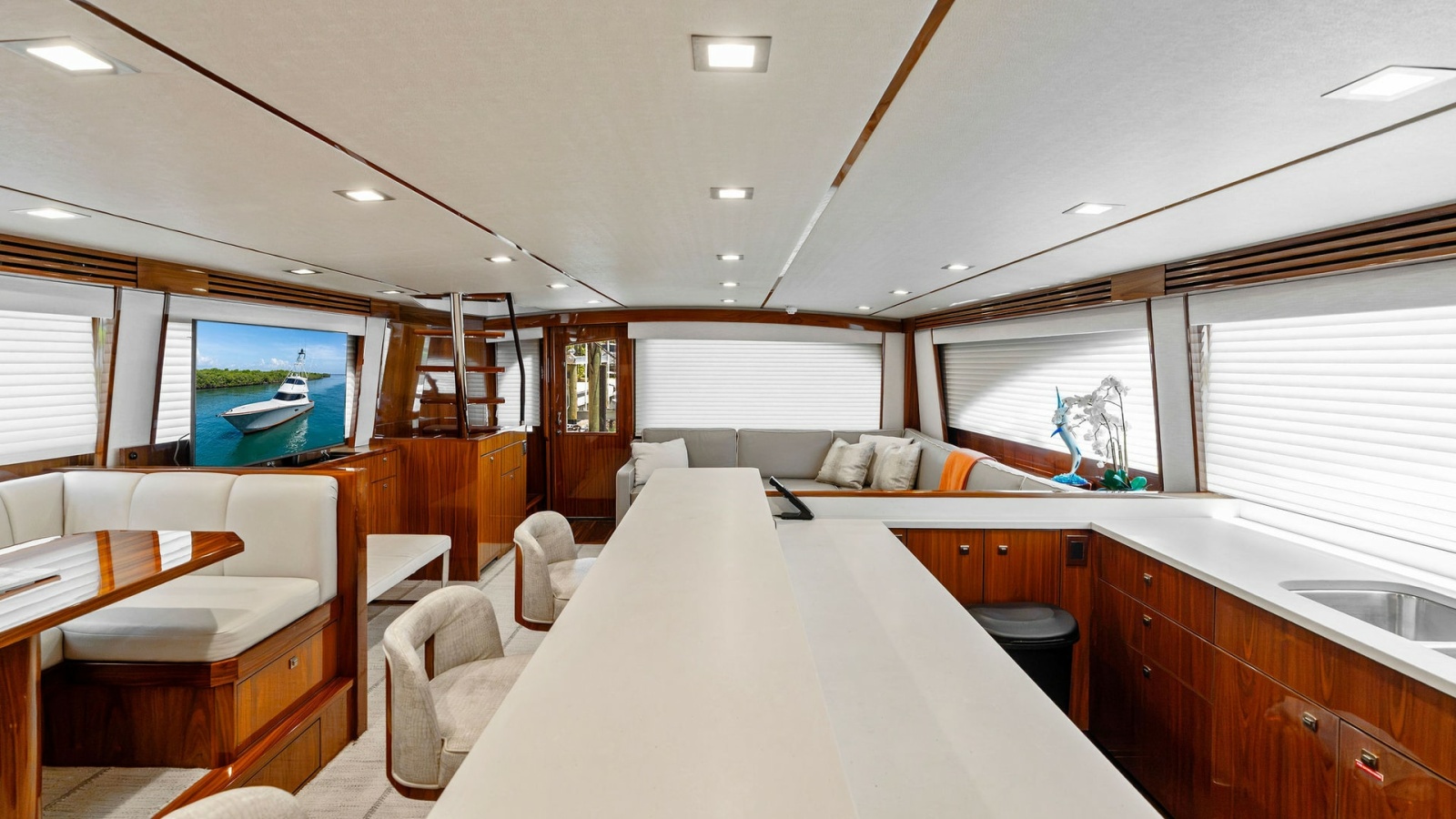 2016 Viking 80 Enclosed Bridge- FRIGATE- Salon/ Galley