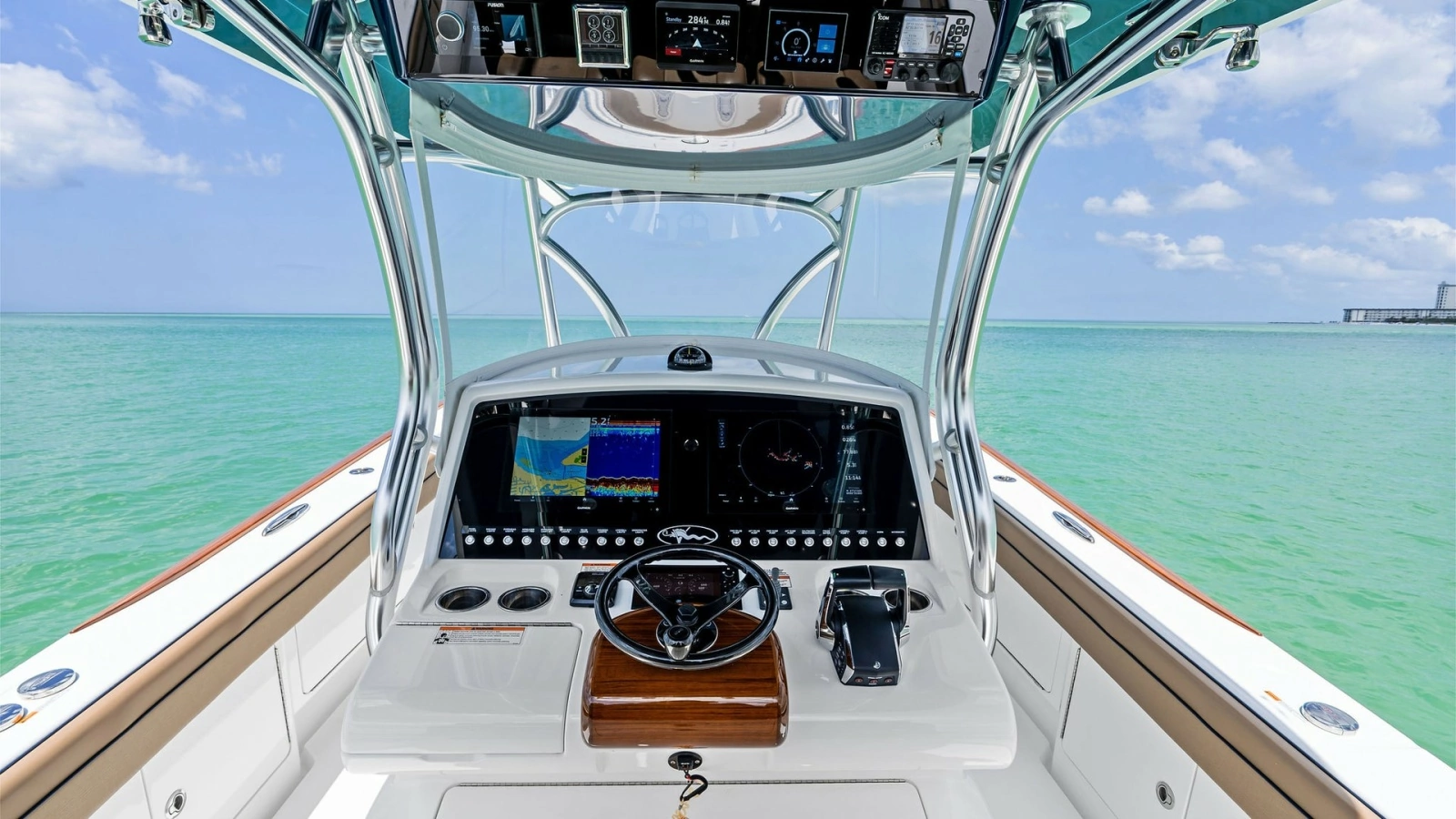 Helm Station with Advanced Electronics