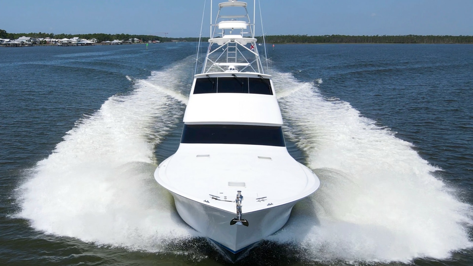 2005 61 Viking Enclosed Bridge Kelkat Exterior (1)