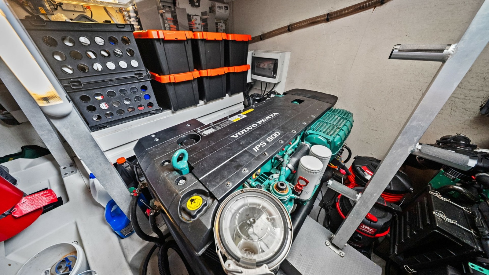 Engine Room with Volvo Penta IPS 600