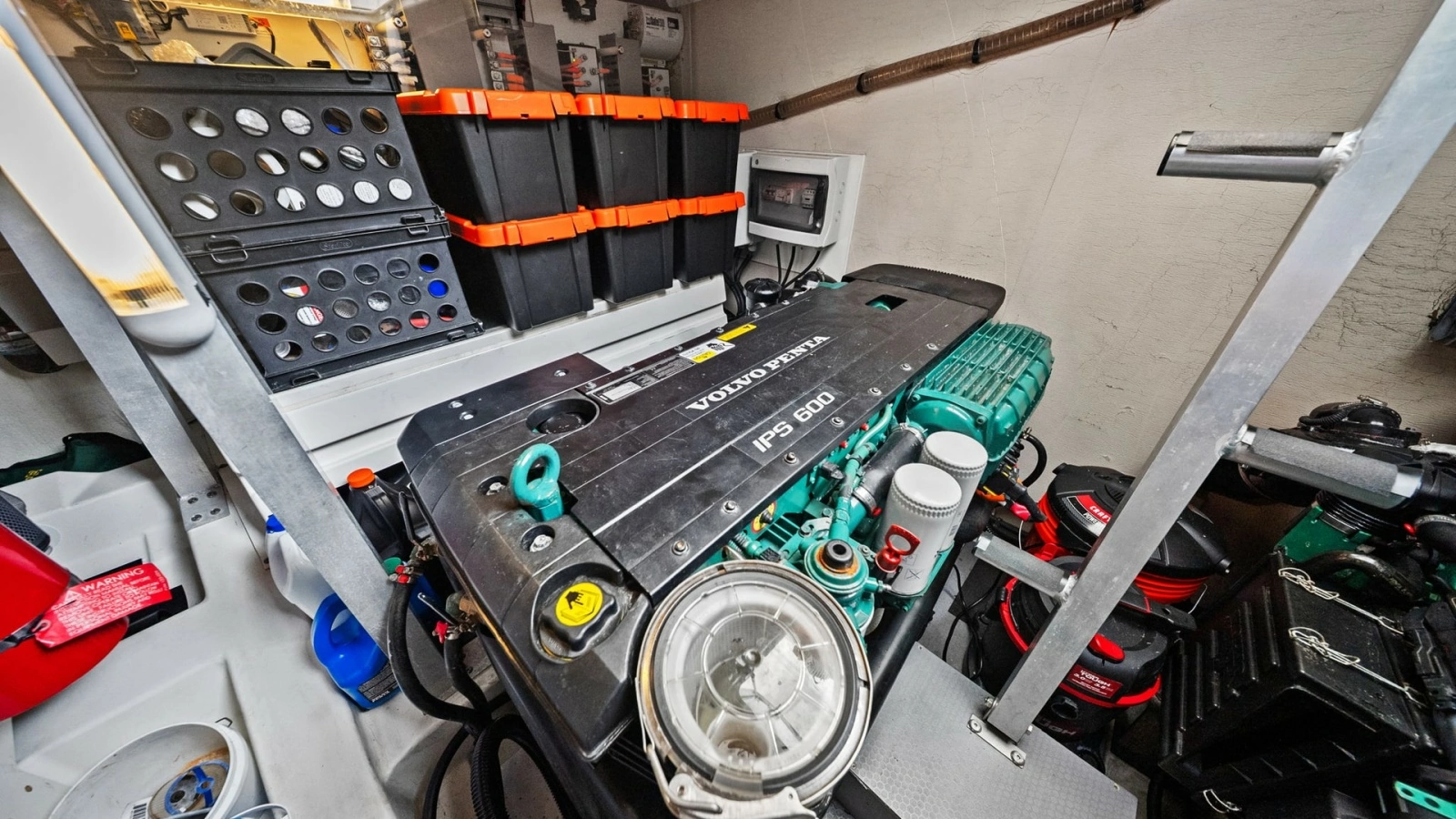 Engine Room with Volvo Penta IPS 600