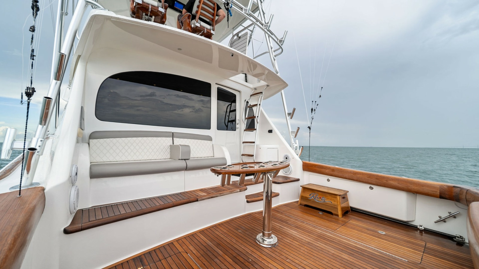Spacious Teak Cockpit with Seating