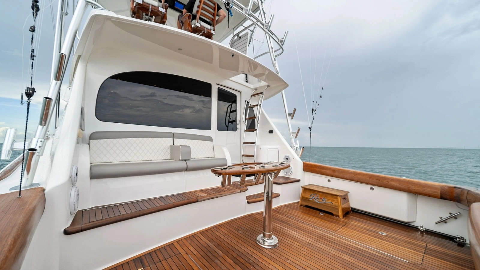 Spacious Teak Cockpit with Seating