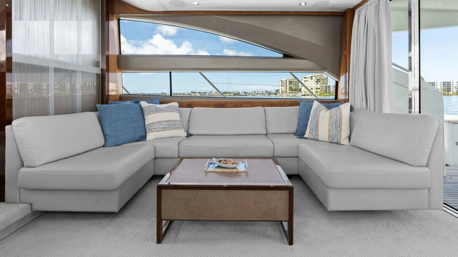 Spacious Interior Salon with Views