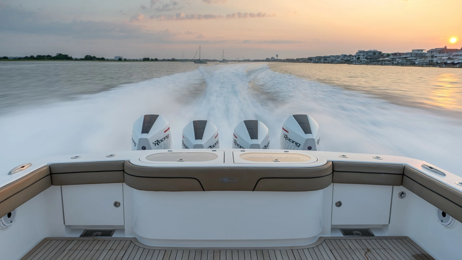 Aft Deck with Quad Outboards
