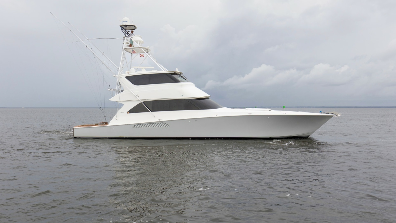 74' 2007 Viking 74 Enclosed Bridge