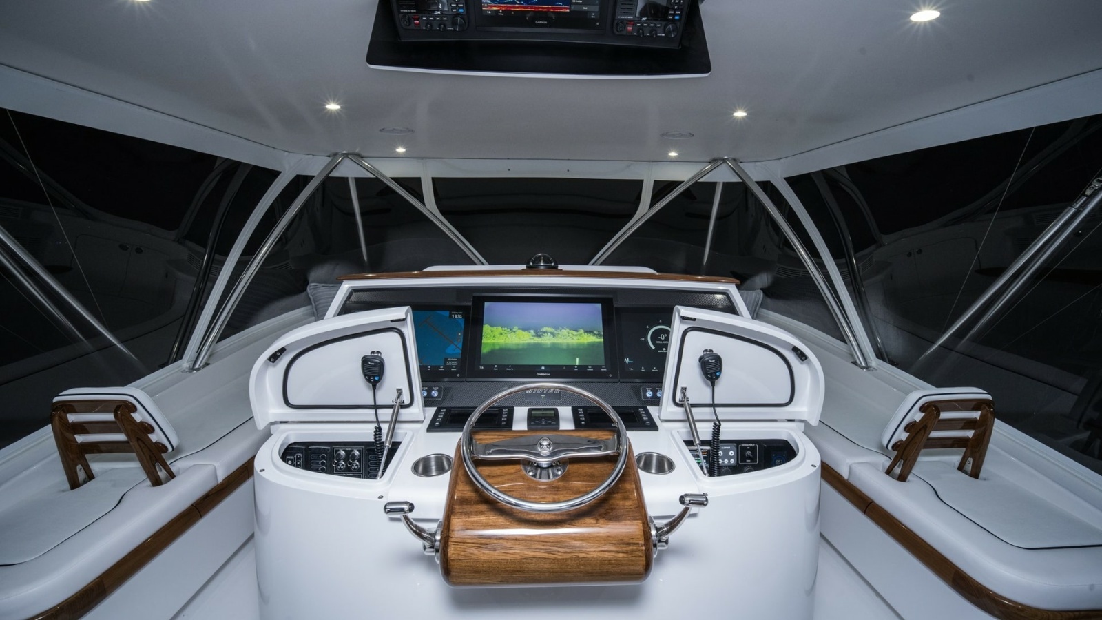 2026 Winter Custom Yachts 75 Open Convertible- MISS CARRIE- Helm