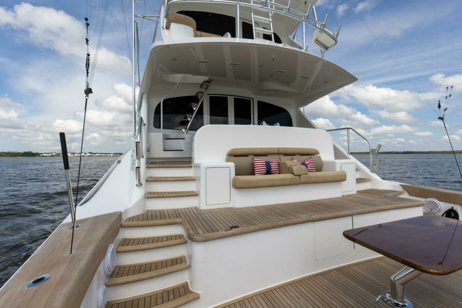 2016 92 Viking Enclosed Bridge Touche Stern Deck (2)
