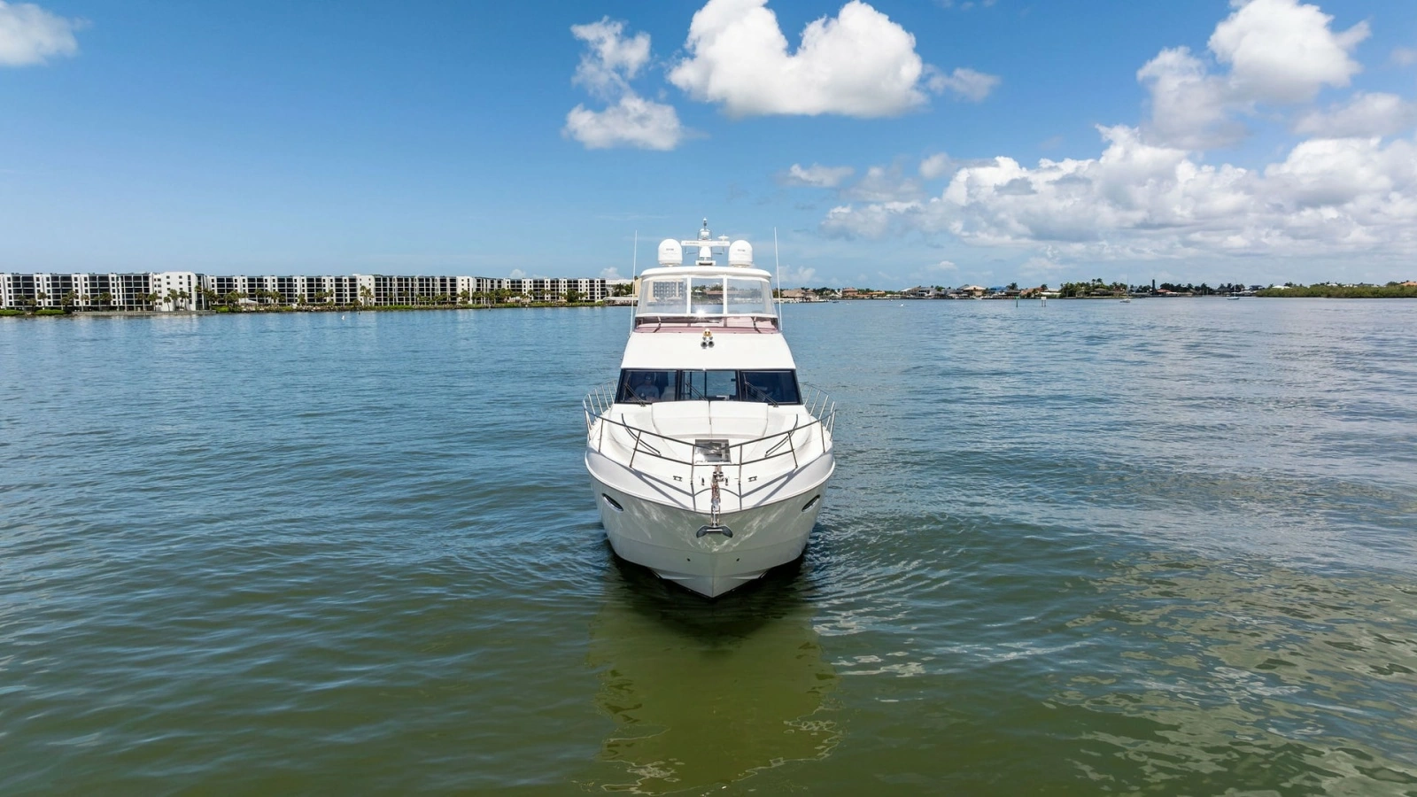 Bow View Underway on Water