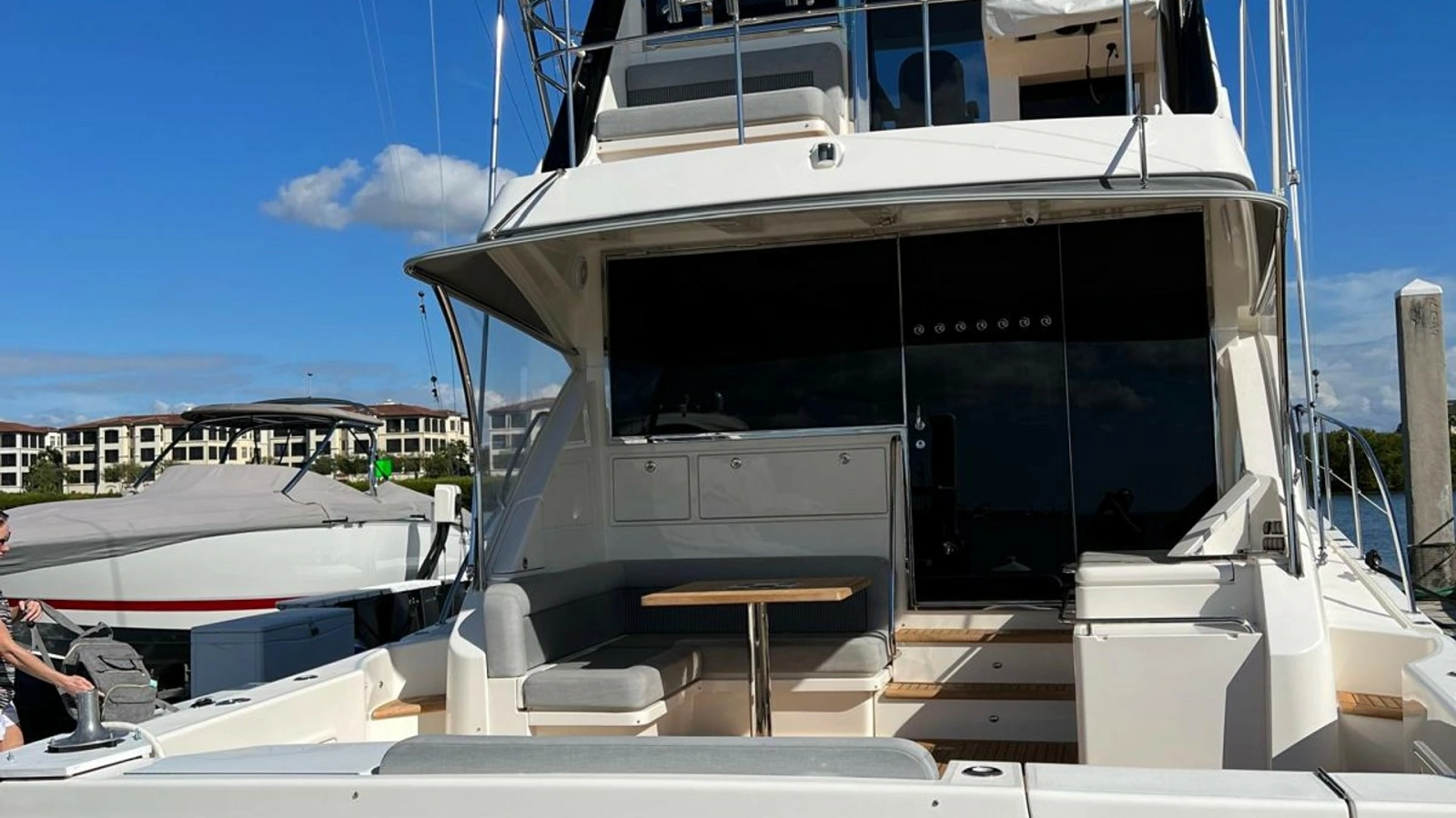 Aft Deck with Seating Area