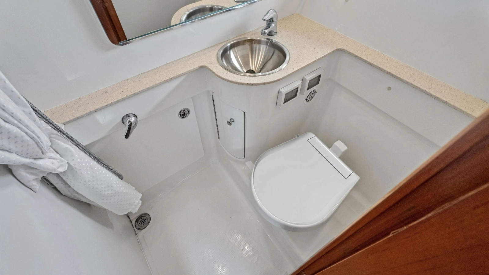 Compact Yacht Head with Vanity