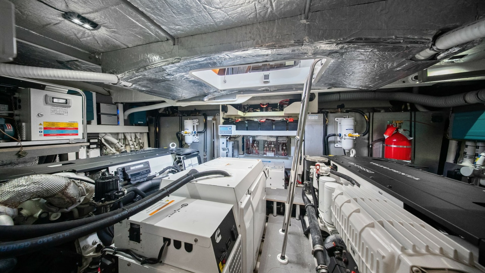 Engine Room with Twin Engines