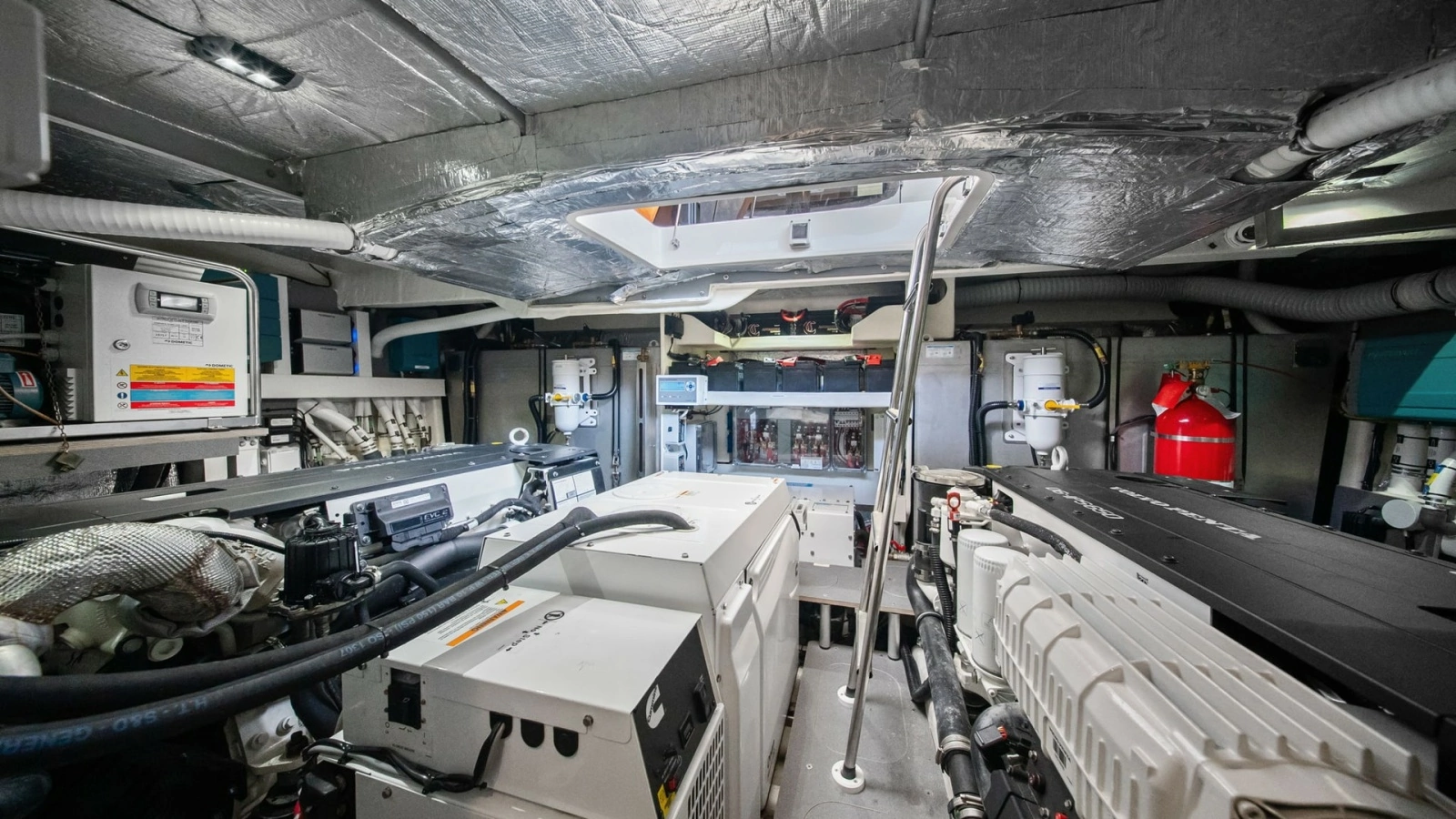 Engine Room with Twin Engines