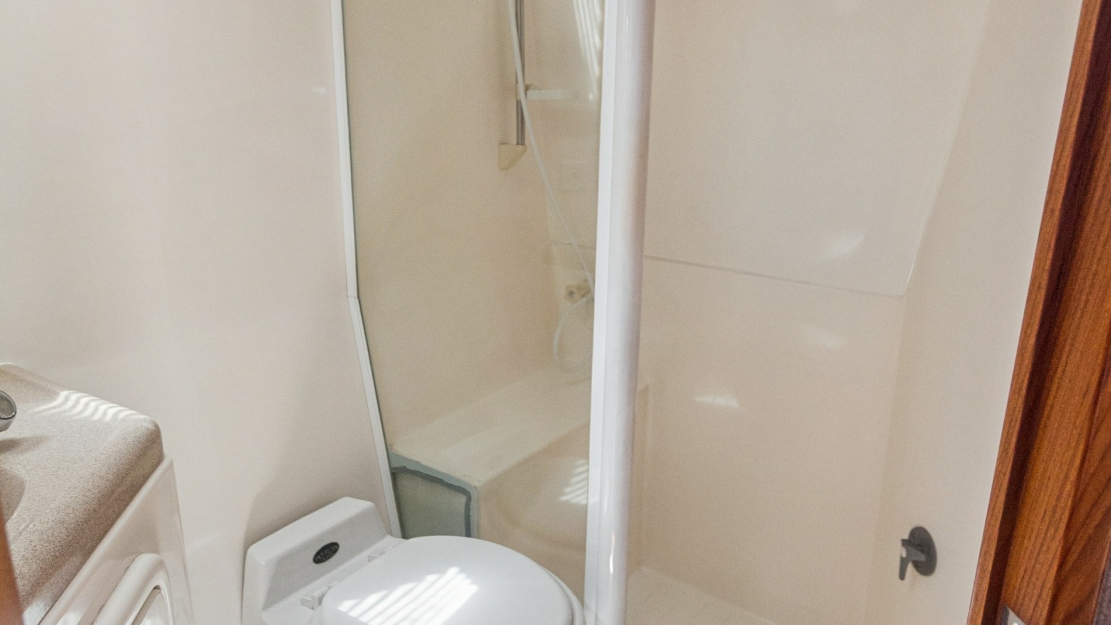Compact Yacht Bathroom with Shower