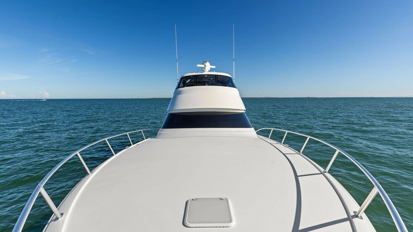 Forward Deck and Enclosed Bridge View