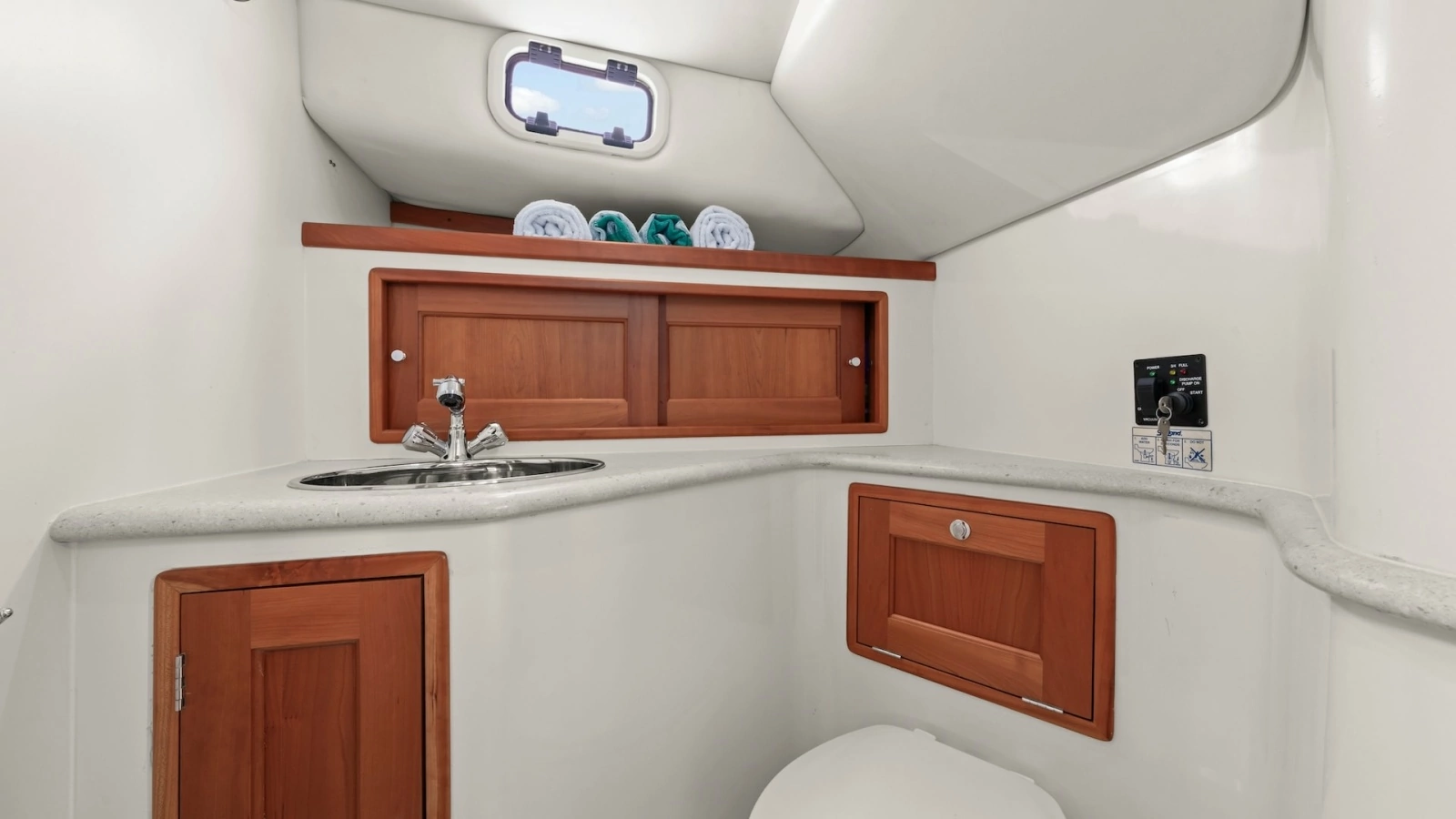 Compact Yacht Head with Storage