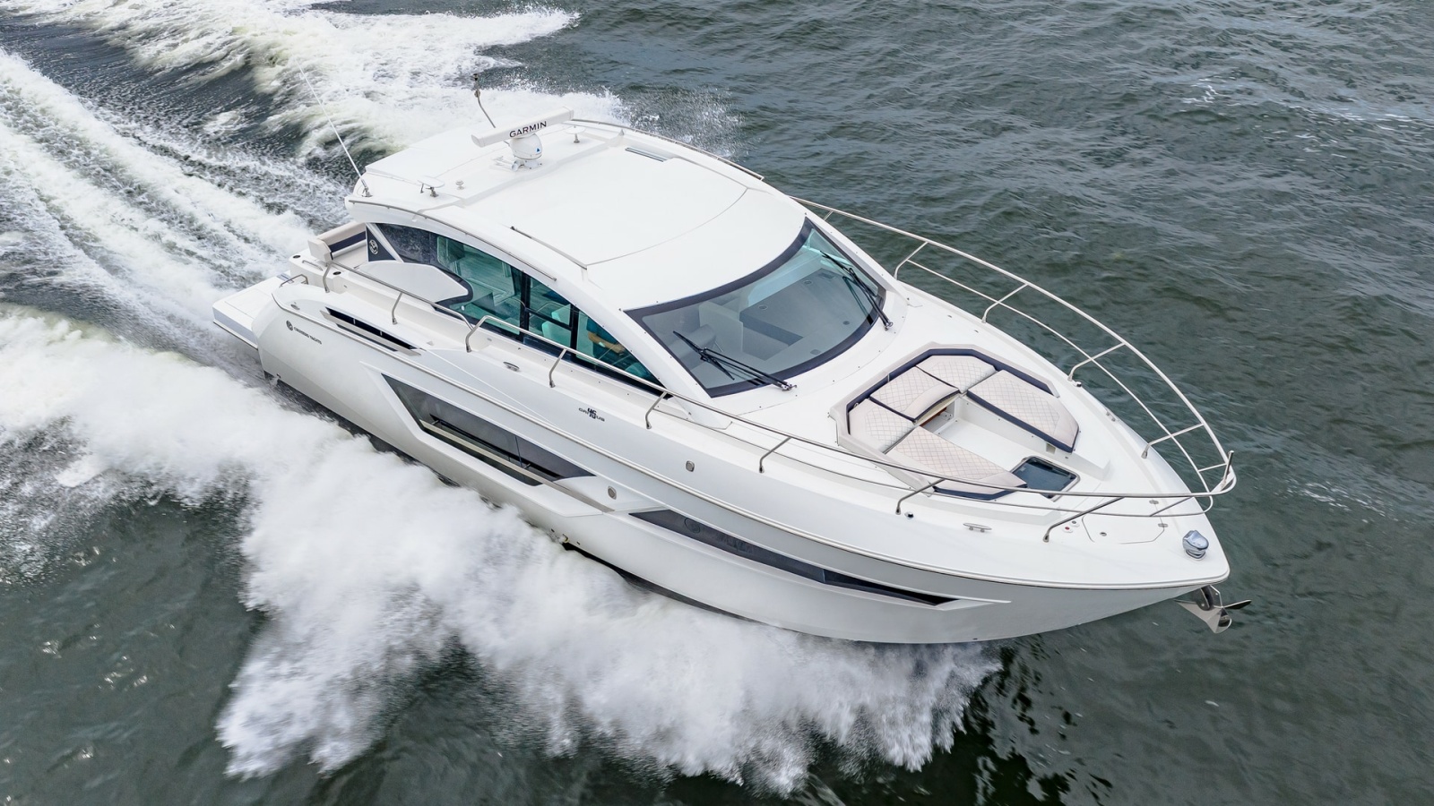 Aerial View of Cantius 46 Cruising