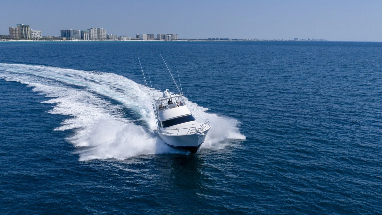 Aerial View of Viking 48 Convertible