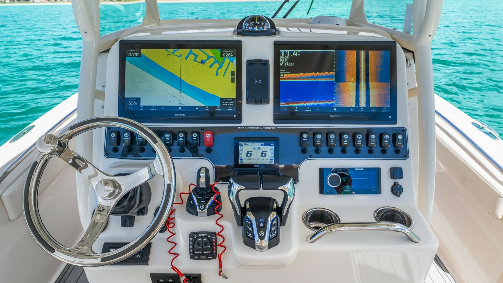2024 Grady-White 281 CE Helm Station with Advanced Electronics