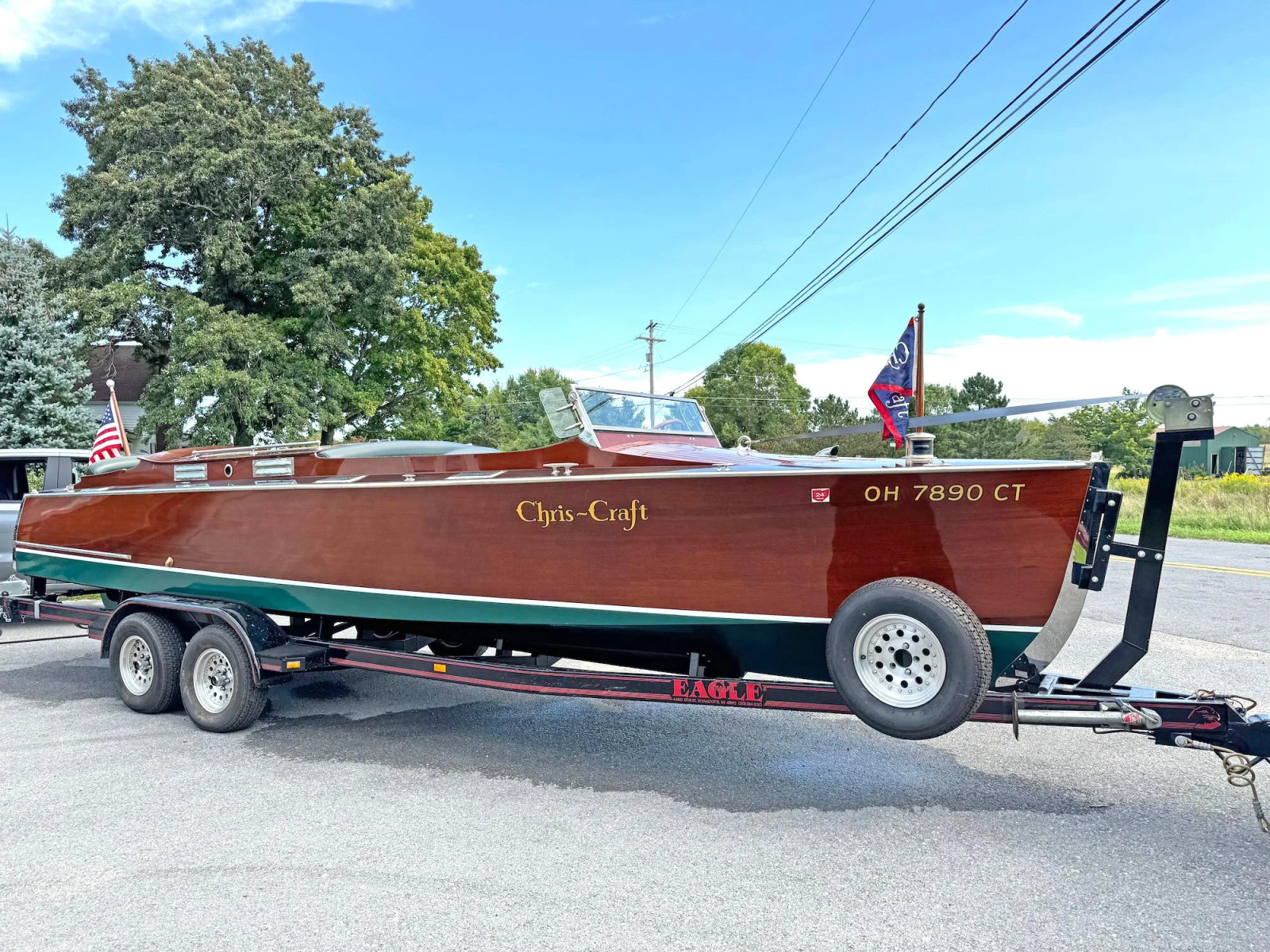 1929 Chris-Craft 26 Upswept Triple Cockpit