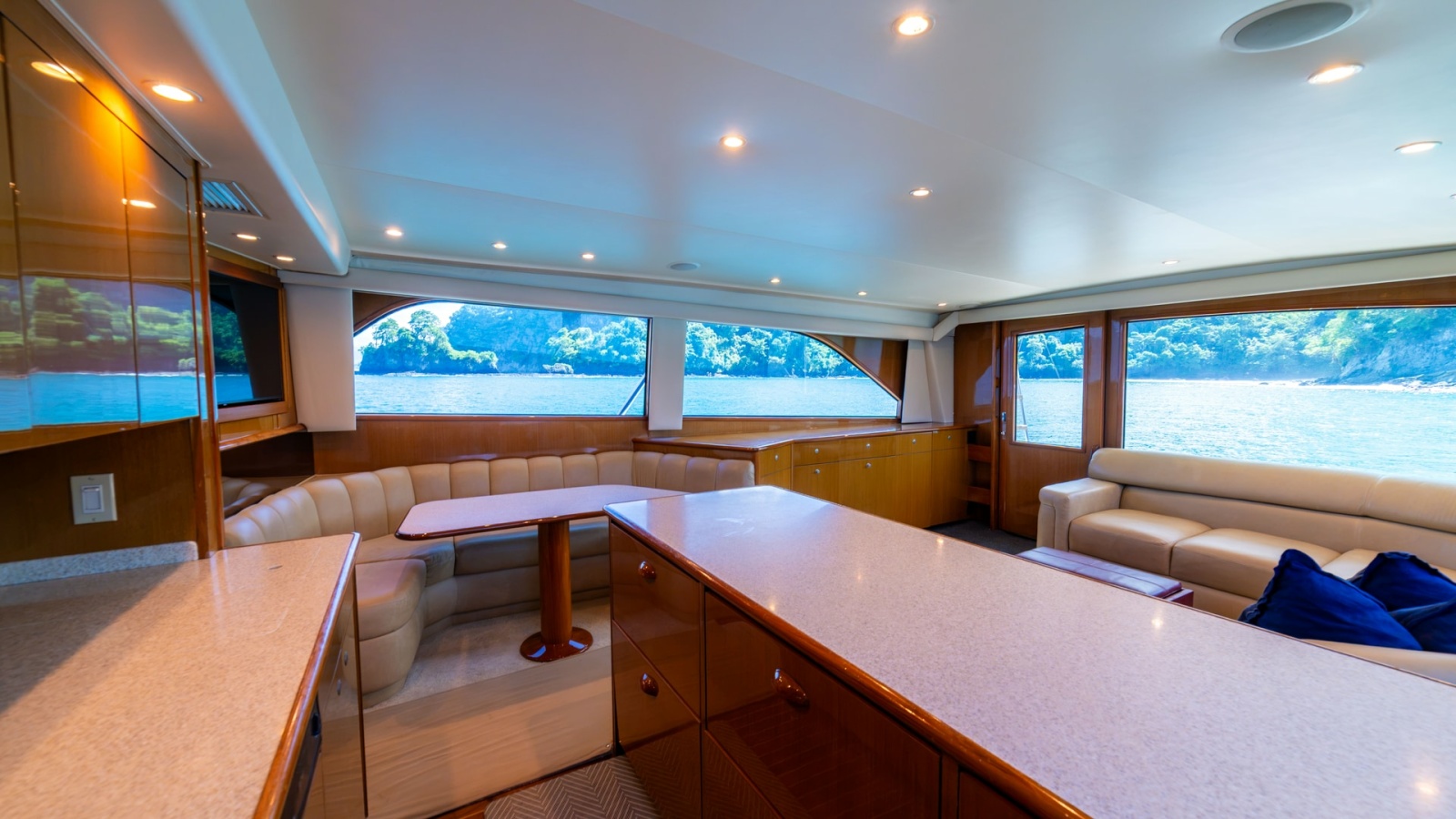 2001 Viking 61 Convertible- Caliente- Galley